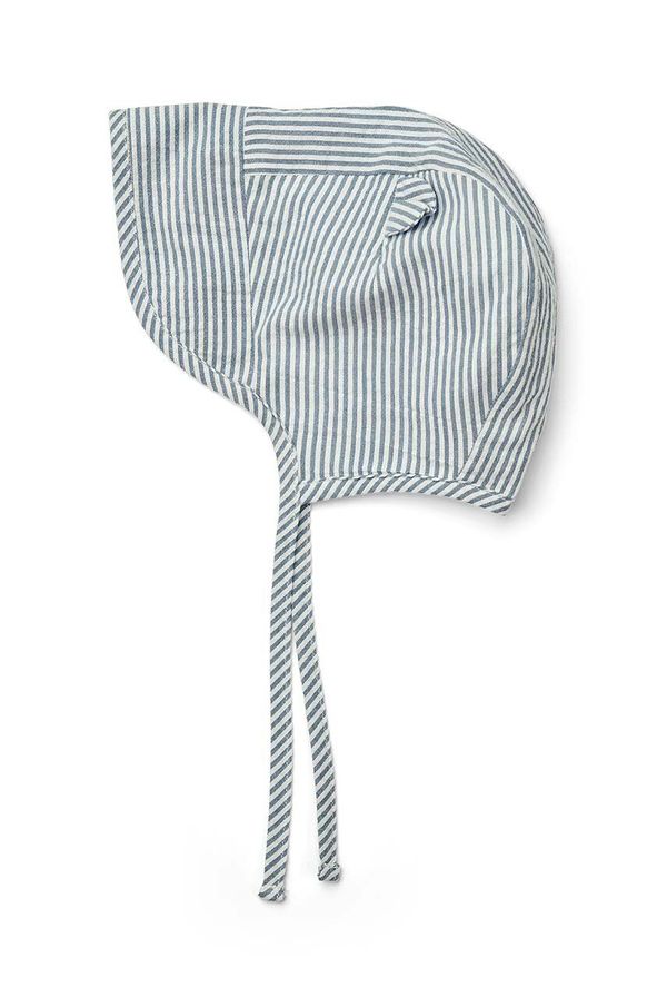 Liewood Bombažna kapa za dojenčka Liewood Rae Baby Stripe Sun Hat With Ears