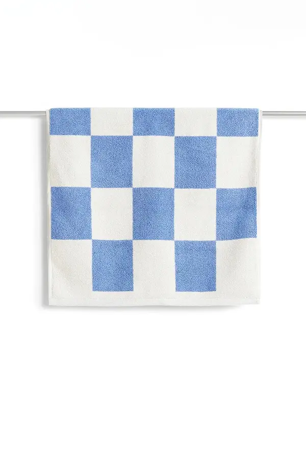 HAY Bombažna kopalniška preproga HAY Check 50 x 90 cm