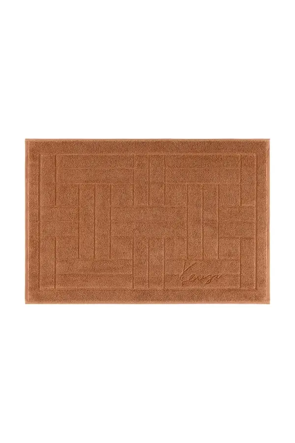 Kenzo Bombažna kopalniška preproga Kenzo KWEAVE Cannelle 55 x 80 cm