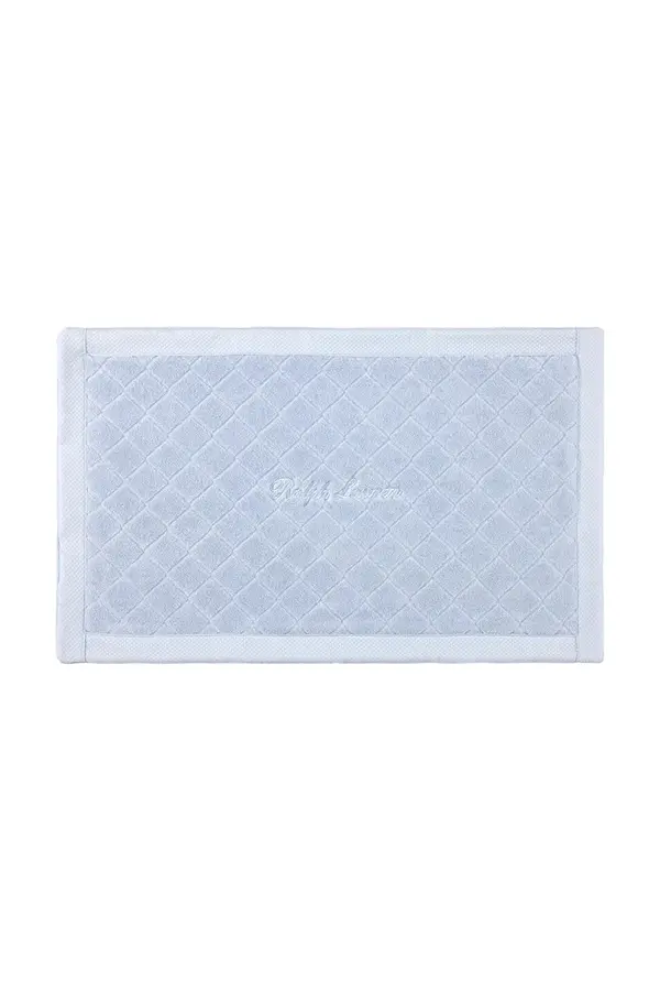 Ralph Lauren Bombažna kopalniška preproga Ralph Lauren DULANEY Sheerblue 50 x 80 cm