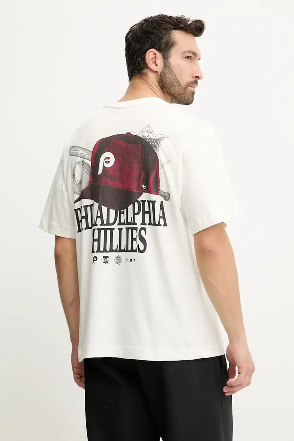 47 brand Bombažna kratka majica 47 brand MLB Philadelphia Phillies