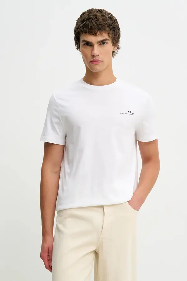 A.P.C. Bombažna kratka majica A.P.C. Standard Item Gots