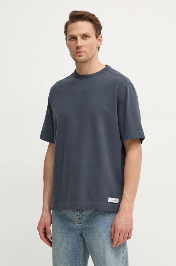 Abercrombie & Fitch Bombažna kratka majica Abercrombie & Fitch moška, siva barva, KI124-4595