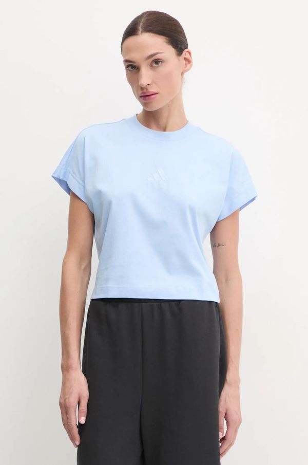 adidas Bombažna kratka majica adidas ALL SZN ženska, JJ1238