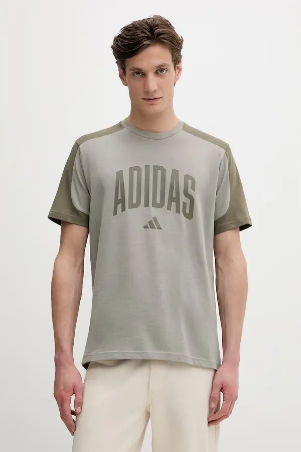 adidas Bombažna kratka majica adidas Collegiate