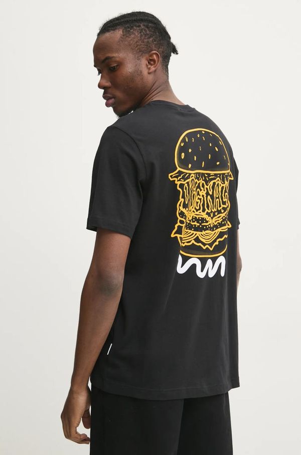 adidas Originals Bombažna kratka majica adidas Originals Q12 TS STREET B moška, črna barva, JP2672