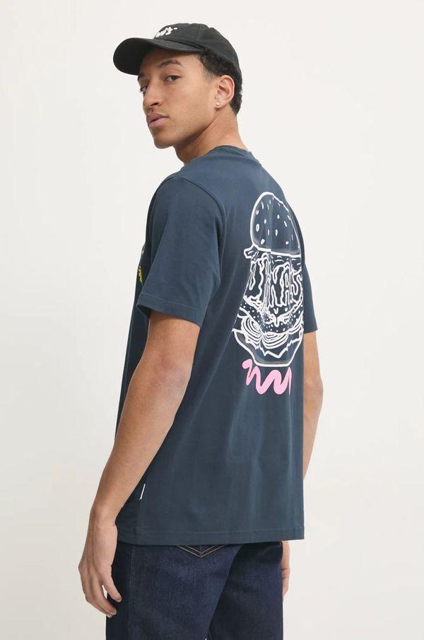 adidas Originals Bombažna kratka majica adidas Originals Q12 TS STREET B moška, mornarsko modra barva, JP4500