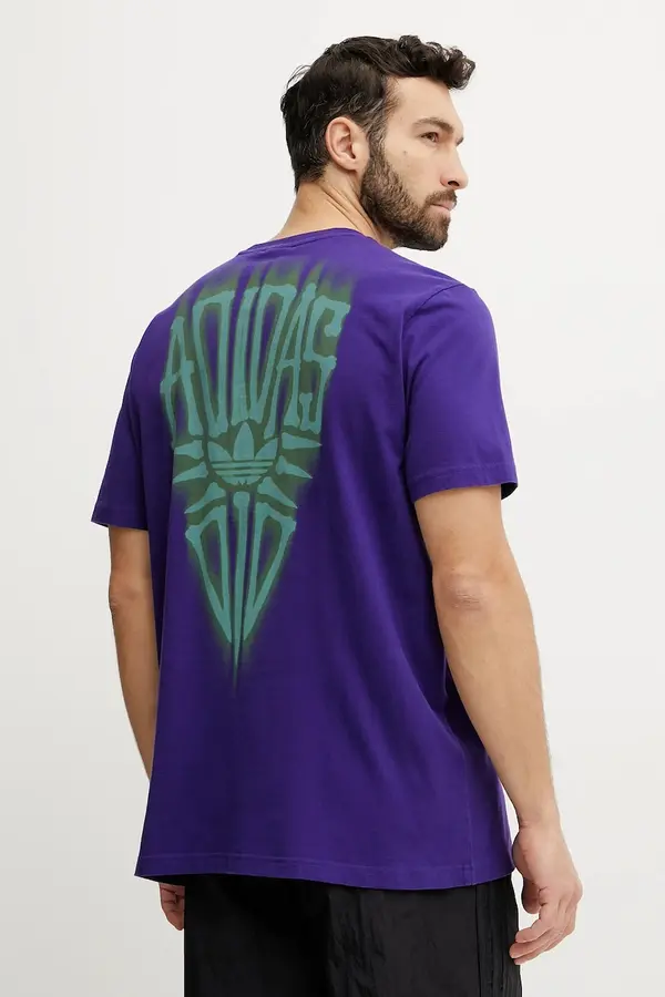 adidas Originals Bombažna kratka majica adidas Originals Skeleton Back Tee
