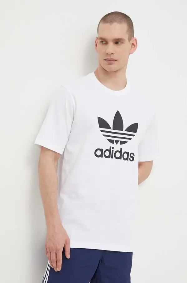 adidas Originals Bombažna kratka majica adidas Originals Trefoil