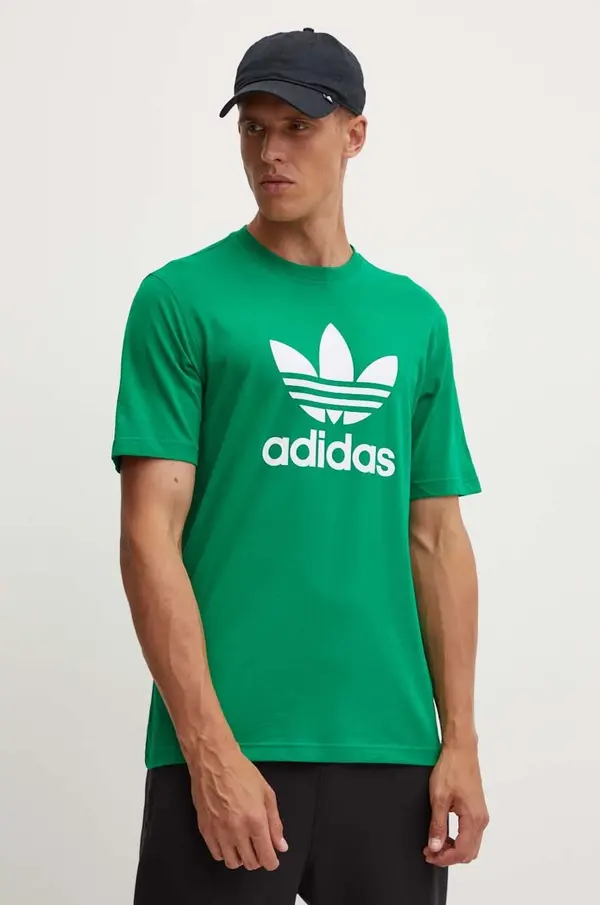 adidas Originals Bombažna kratka majica adidas Originals Trefoil