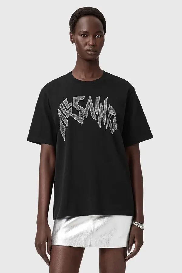 AllSaints Bombažna kratka majica AllSaints