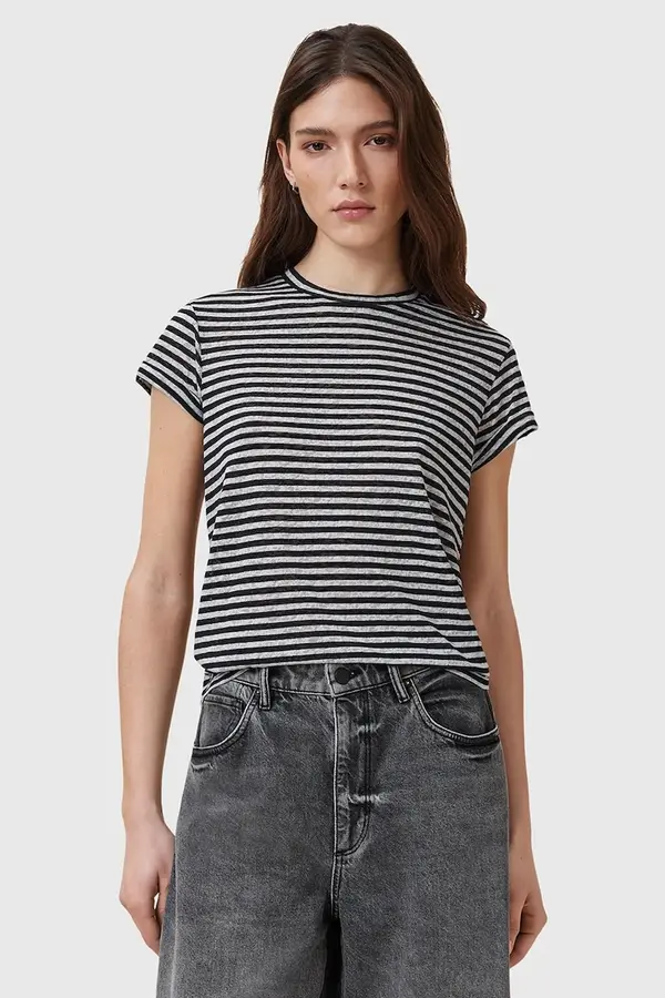 AllSaints Bombažna kratka majica AllSaints ANNA