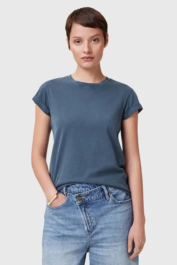 AllSaints Bombažna kratka majica AllSaints ANNA