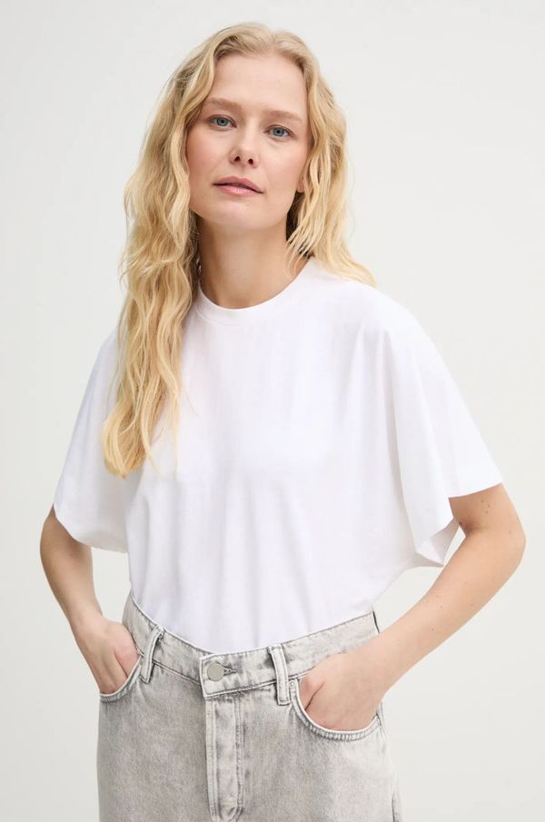 AllSaints Bombažna kratka majica AllSaints ARTIA ženska, bela barva, W077JB