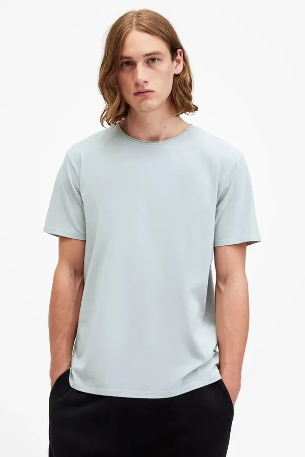 AllSaints Bombažna kratka majica AllSaints BODEGA SS CREW