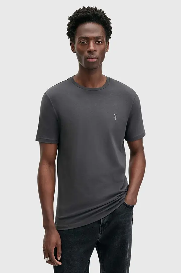 AllSaints Bombažna kratka majica AllSaints BRACE