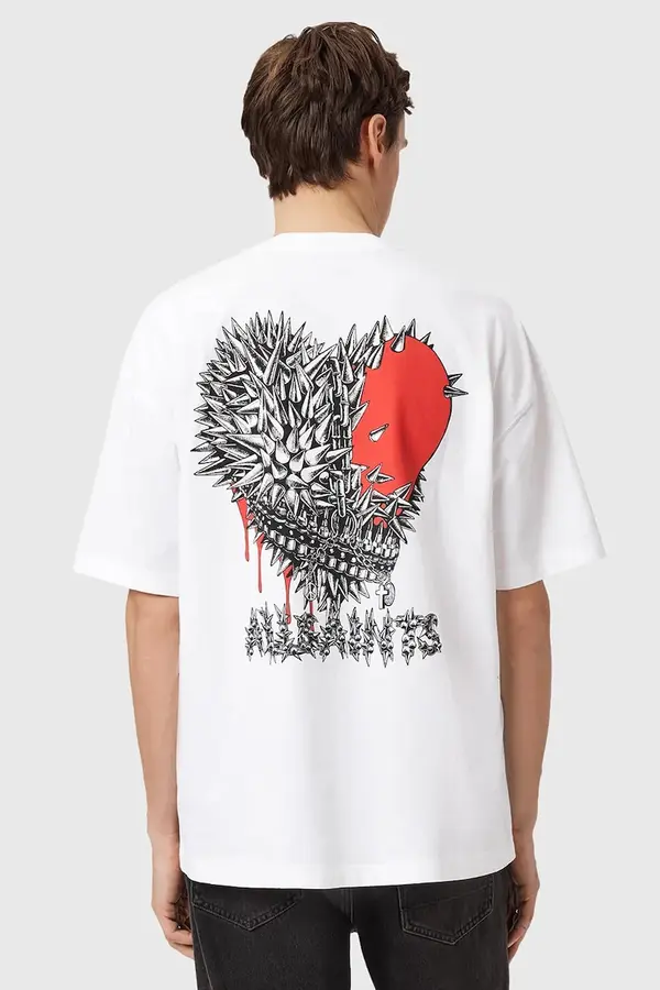 AllSaints Bombažna kratka majica AllSaints CHASTE