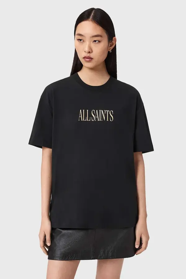 AllSaints Bombažna kratka majica AllSaints CORA