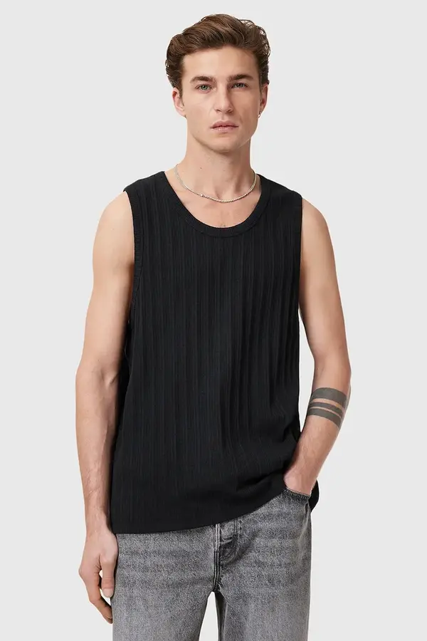 AllSaints Bombažna kratka majica AllSaints DENVER