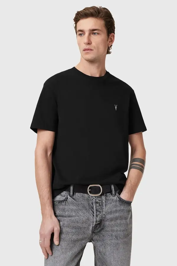 AllSaints Bombažna kratka majica AllSaints DEXTER