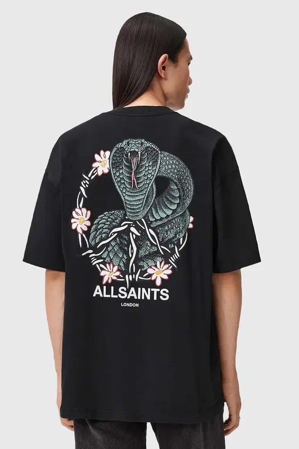 AllSaints Bombažna kratka majica AllSaints