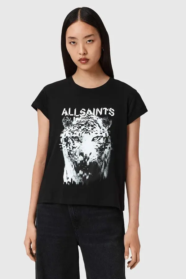 AllSaints Bombažna kratka majica AllSaints