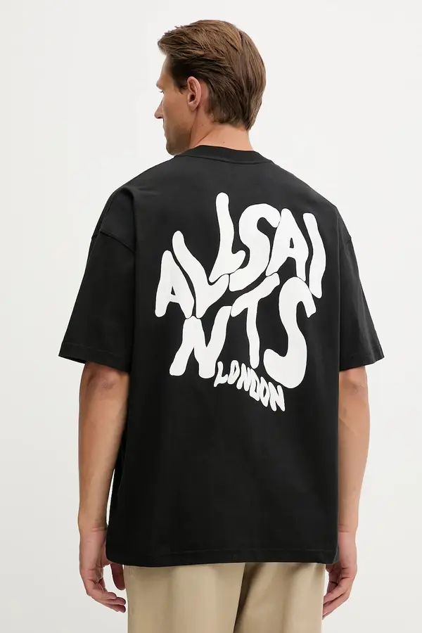 AllSaints Bombažna kratka majica AllSaints ORLANDO