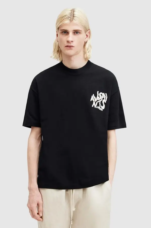 AllSaints Bombažna kratka majica AllSaints ORLANDO SS