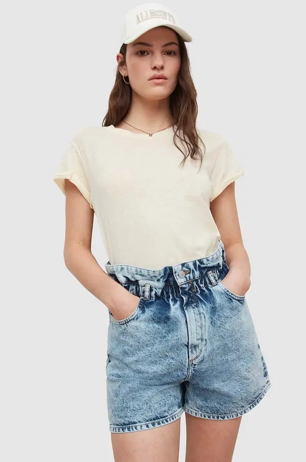 AllSaints Bombažna kratka majica AllSaints