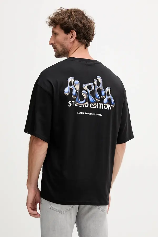 Alpha Industries Bombažna kratka majica Alpha Industries