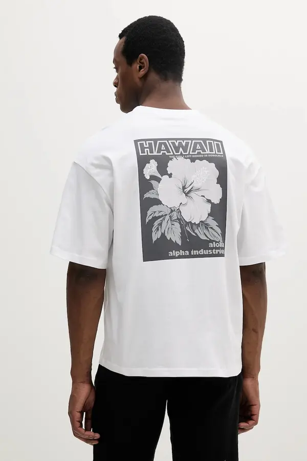 Alpha Industries Bombažna kratka majica Alpha Industries Aloha Flower T BP