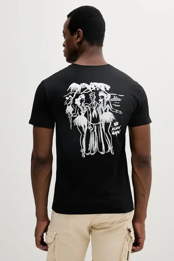 Alpha Industries Bombažna kratka majica Alpha Industries Aloha T BP