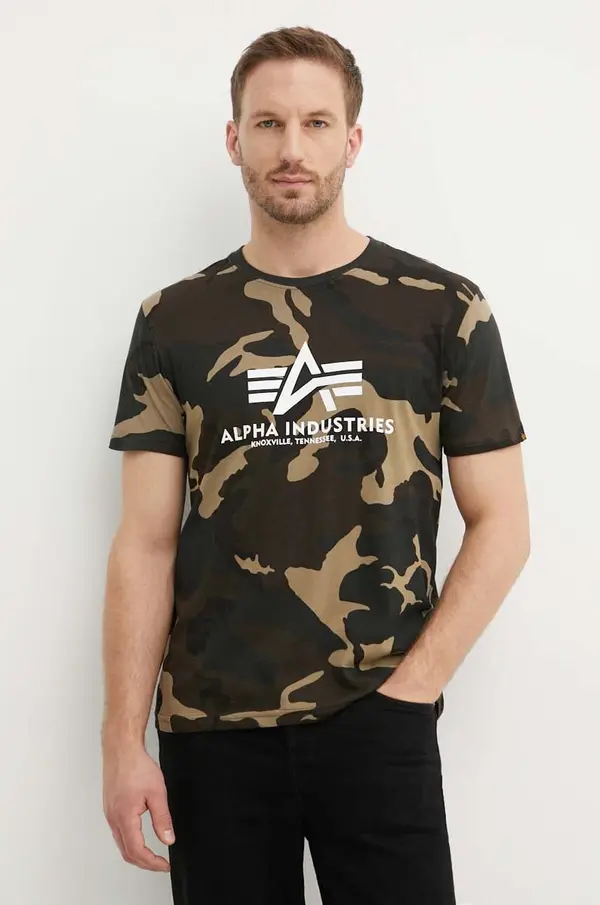 Alpha Industries Bombažna kratka majica Alpha Industries Basic