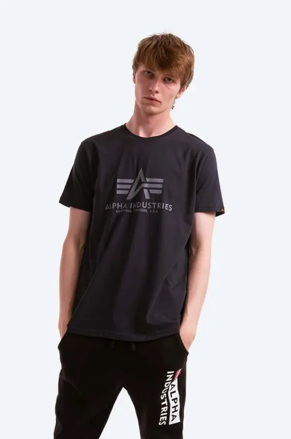 Alpha Industries Bombažna kratka majica Alpha Industries Basic