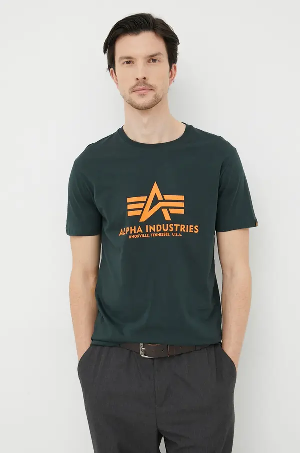 Alpha Industries Bombažna kratka majica Alpha Industries