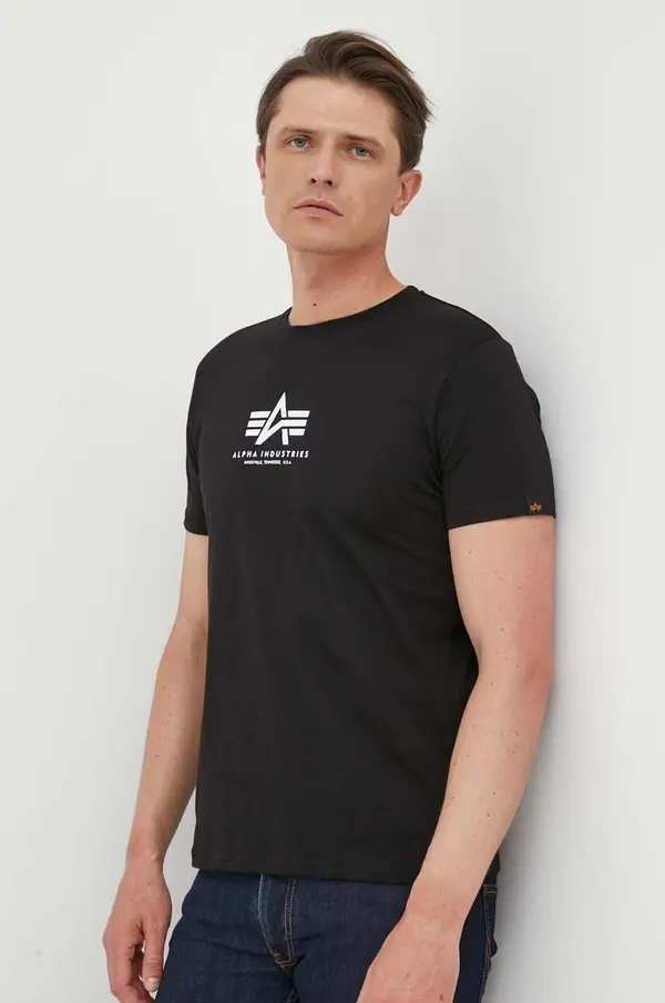 Alpha Industries Bombažna kratka majica Alpha Industries