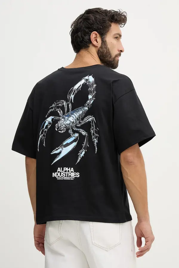 Alpha Industries Bombažna kratka majica Alpha Industries Scorpion Cyborg