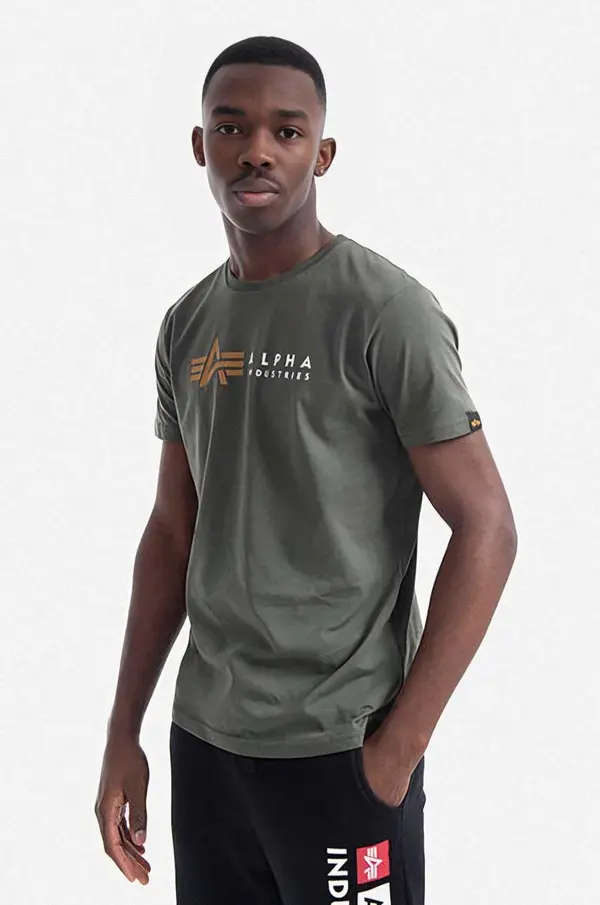 Alpha Industries Bombažna kratka majica Alpha Industries