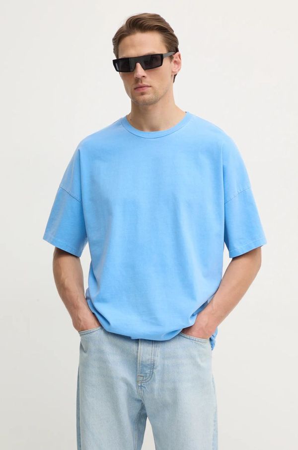 American Vintage Bombažna kratka majica American Vintage moška, MFIZ02AE25