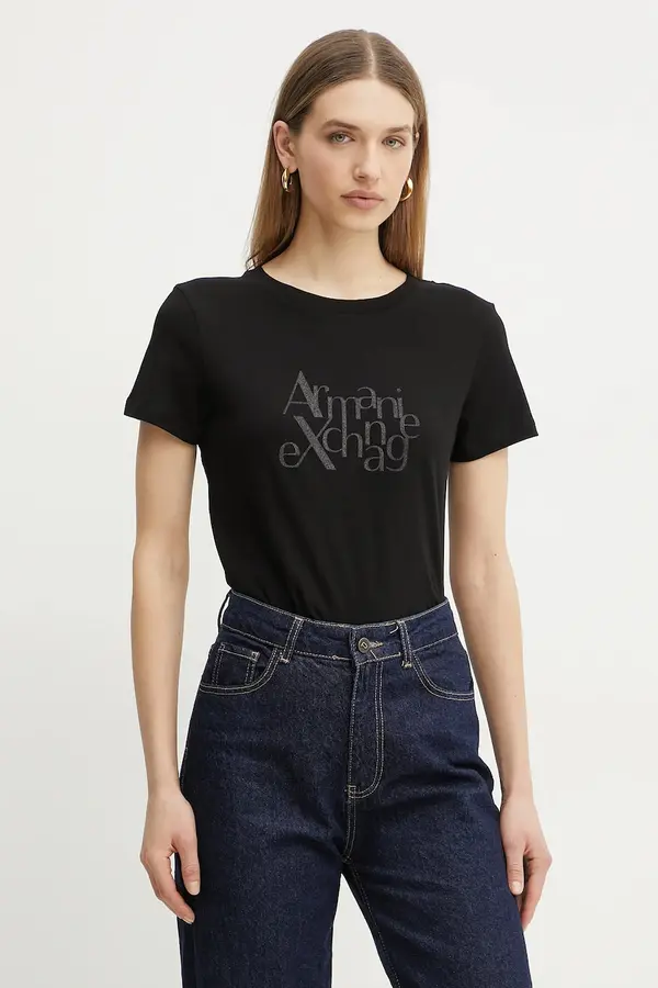 Armani Exchange Bombažna kratka majica Armani Exchange