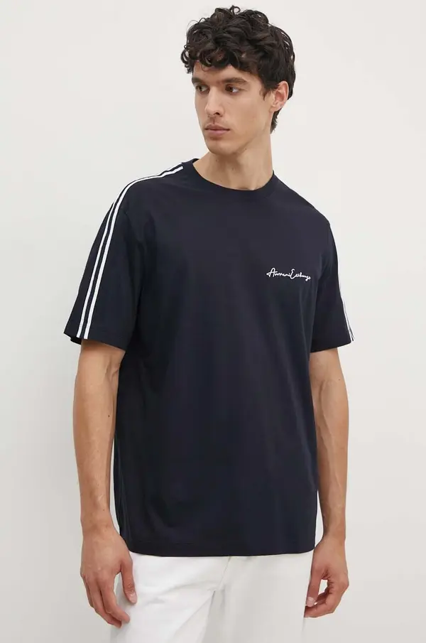 Armani Exchange Bombažna kratka majica Armani Exchange