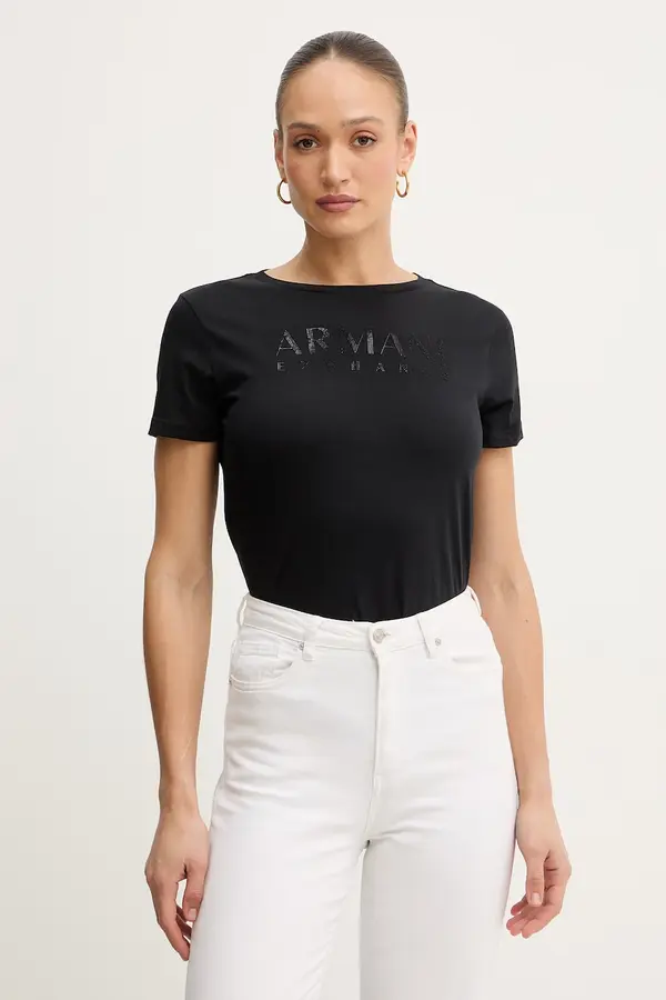 Armani Exchange Bombažna kratka majica Armani Exchange