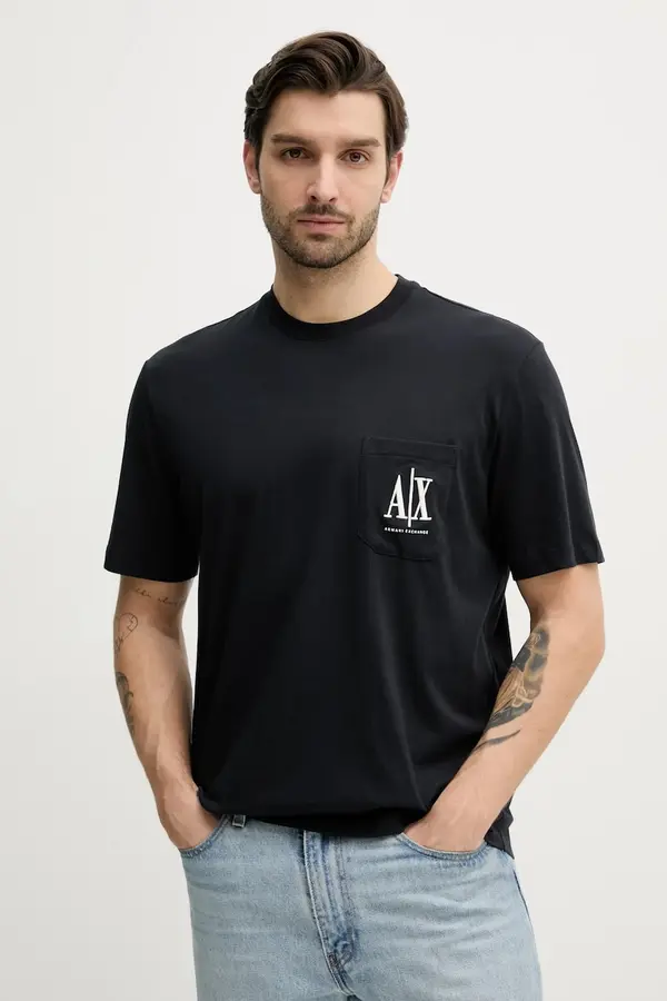Armani Exchange Bombažna kratka majica Armani Exchange