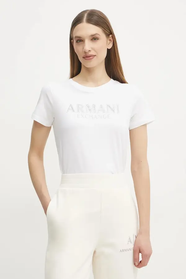 Armani Exchange Bombažna kratka majica Armani Exchange
