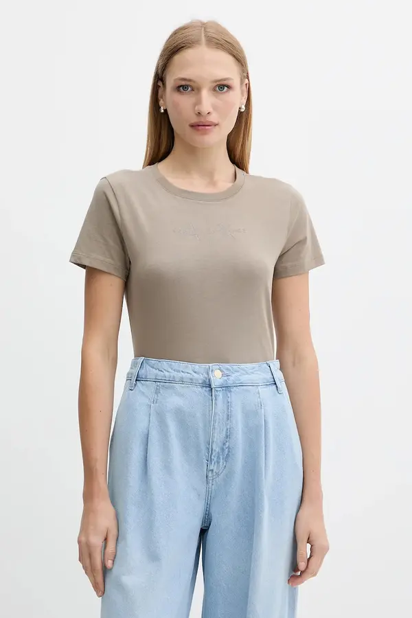 Armani Exchange Bombažna kratka majica Armani Exchange