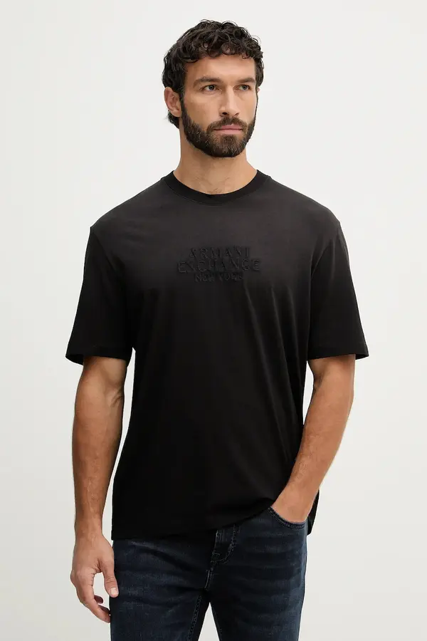 Armani Exchange Bombažna kratka majica Armani Exchange