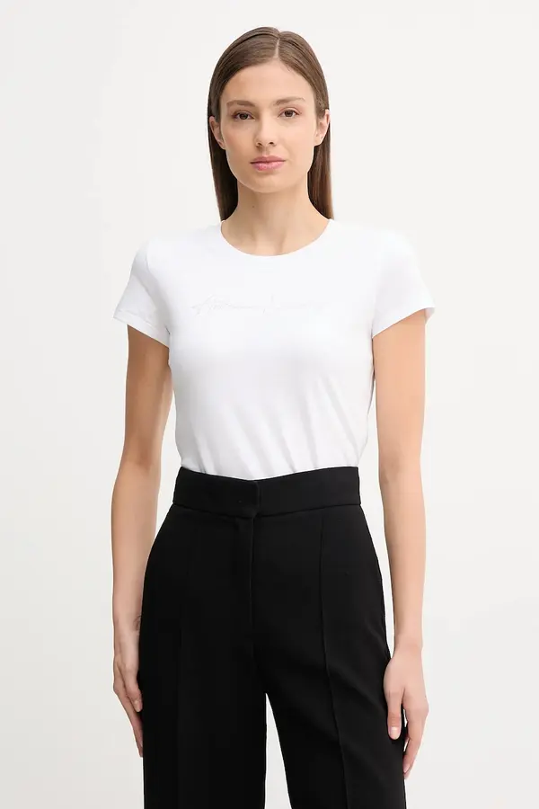 Armani Exchange Bombažna kratka majica Armani Exchange