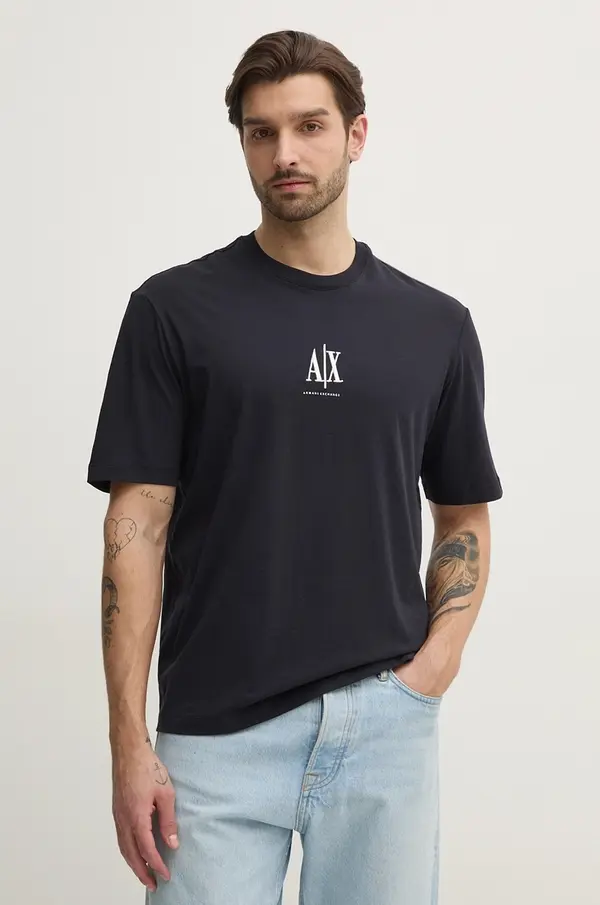 Armani Exchange Bombažna kratka majica Armani Exchange