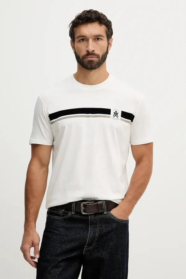 Armani Exchange Bombažna kratka majica Armani Exchange