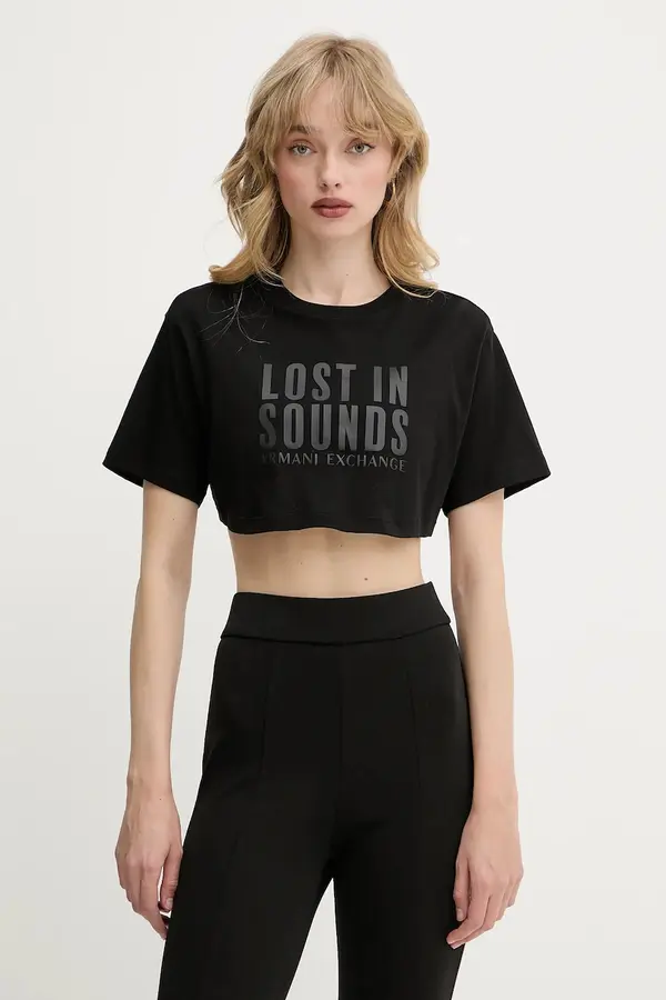 Armani Exchange Bombažna kratka majica Armani Exchange